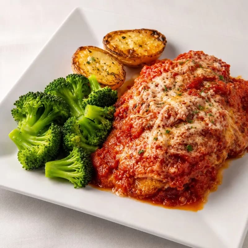 Chicken parmigiana from Chef's Roma Kitchen, a Las Vegas Italian catering favorite