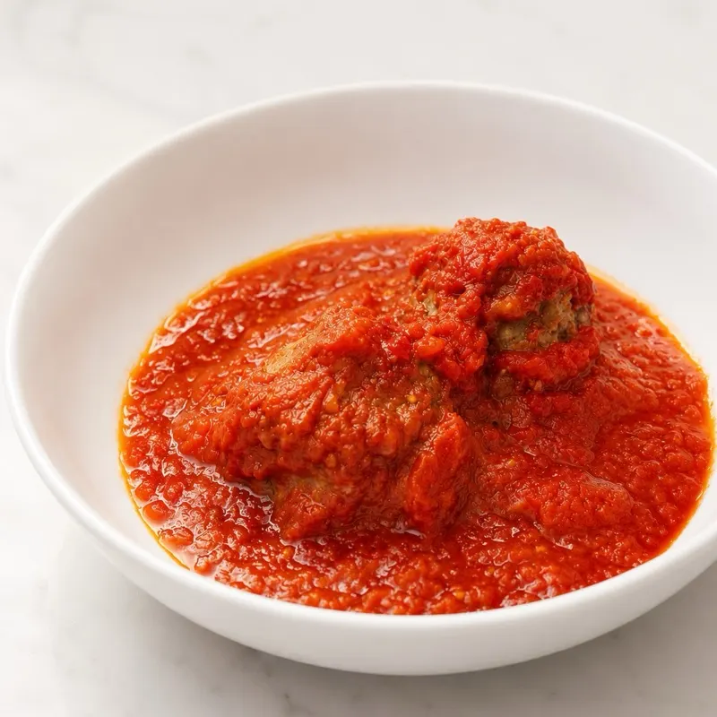 Italian meatballs in pomodoro from Chef's Roma Kitchen catering